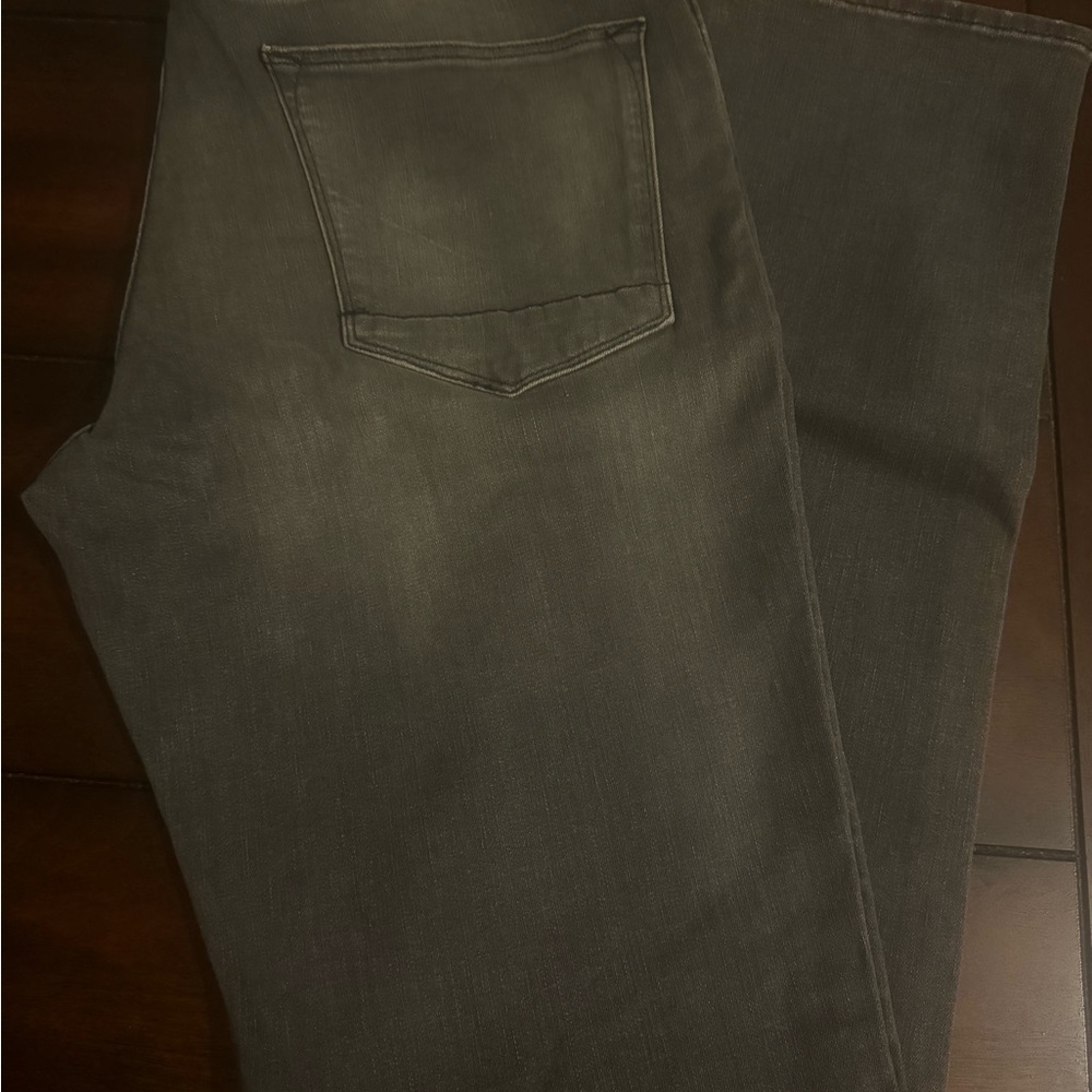 Men's Hudson Blake Slim Straight Jeans in Dark Gray, Size 33